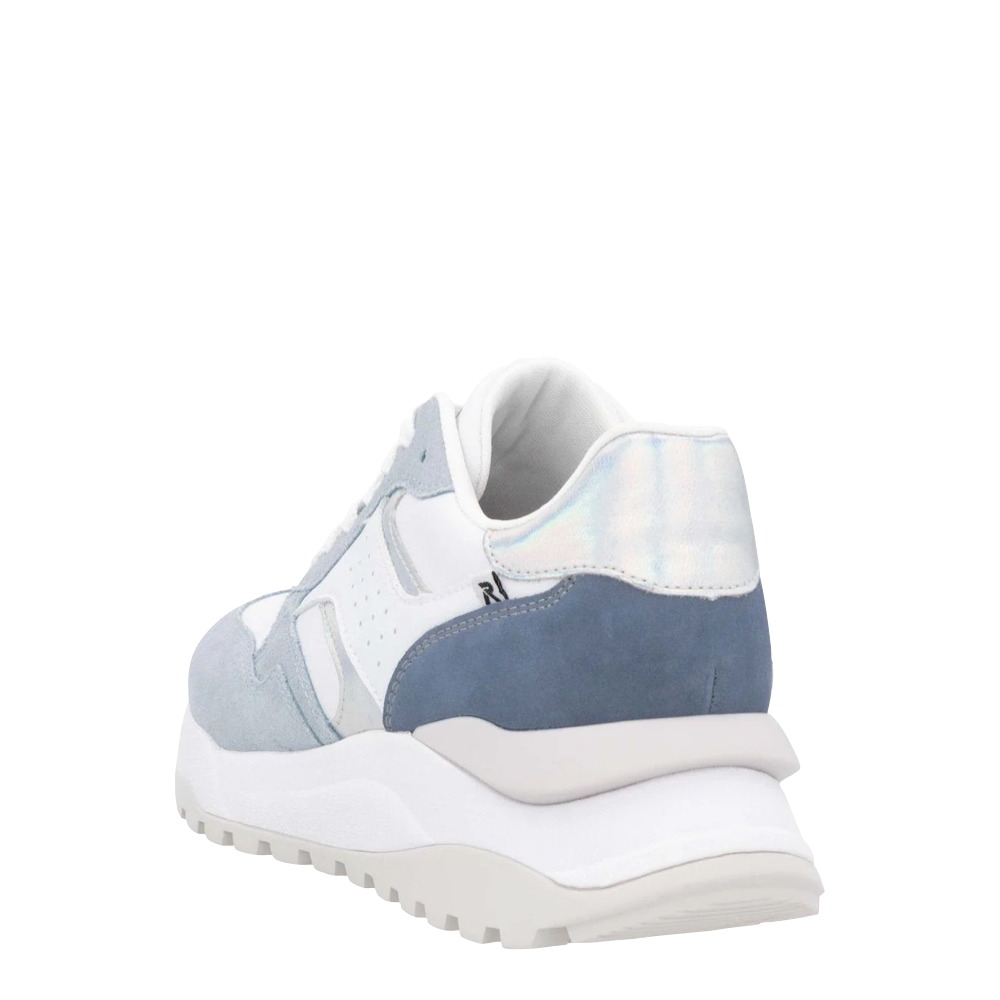 Heel view of Rieker Akilah 00 Sneaker for women.