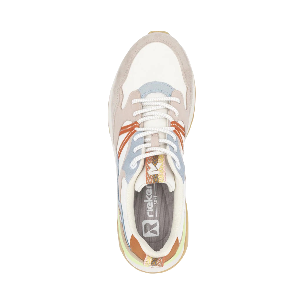 Top-down view of Rieker Akilah 01 Sneaker for women.