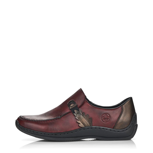 Side (left) view of Rieker Celia 59 Slip On for women.
