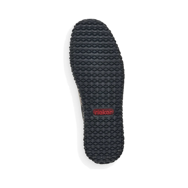 Rieker Women's Cordula 30 Low Zip Lace Waterproof Boot in Grey