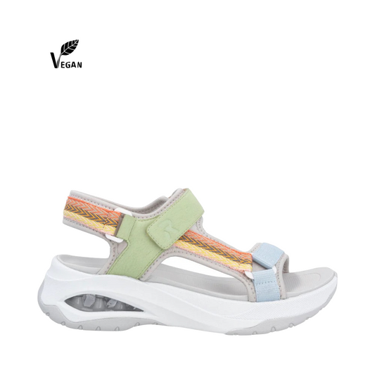 Rieker Women's Dilara 51 Sandal in Pearl Multi
