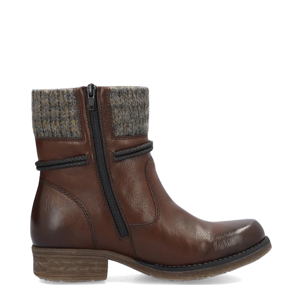 Rieker Women's Fee 88 Mid Waterproof Boot in Brown
