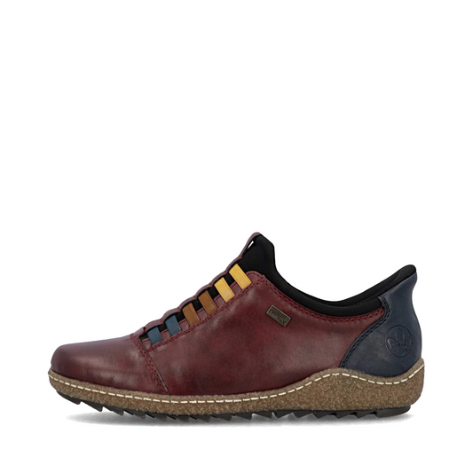 Side (left) view of Rieker Liv 62 Waterproof Boot for women.