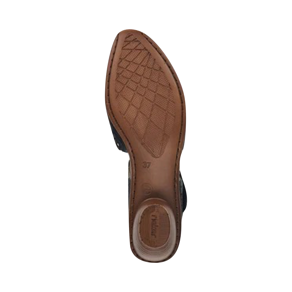 Bottom view of Rieker Mirjam 53 Heeled Mary Jane for women.