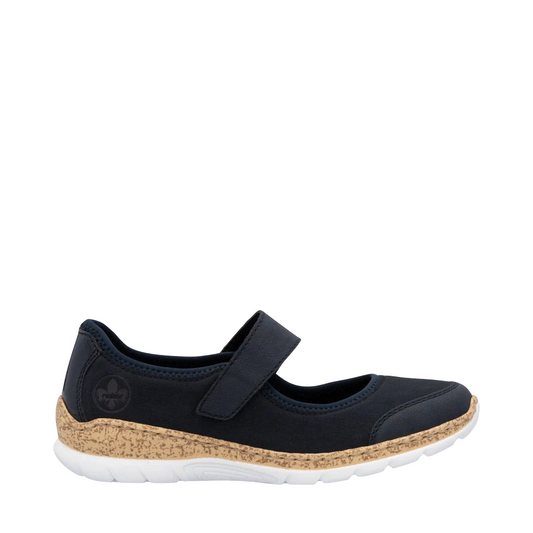 Side (right) view of Rieker Nikita B0 Mary Jane for women.