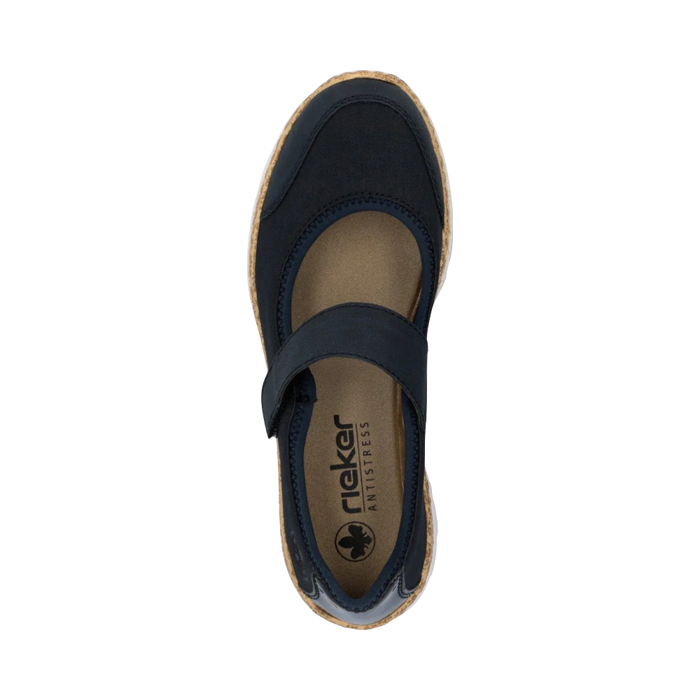 Top-down view of Rieker Nikita B0 Mary Jane for women.
