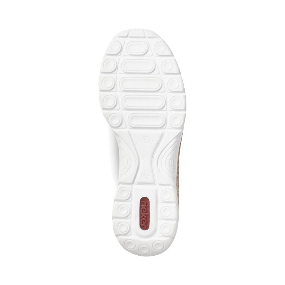 Bottom view of Rieker Nikita P6 Bungee Shoe for women.