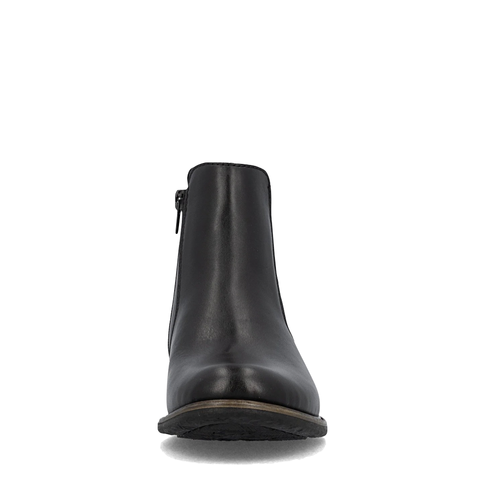 Front view of Rieker Ornella 70 Waterproof Side Zip Chelsea Boot for women.