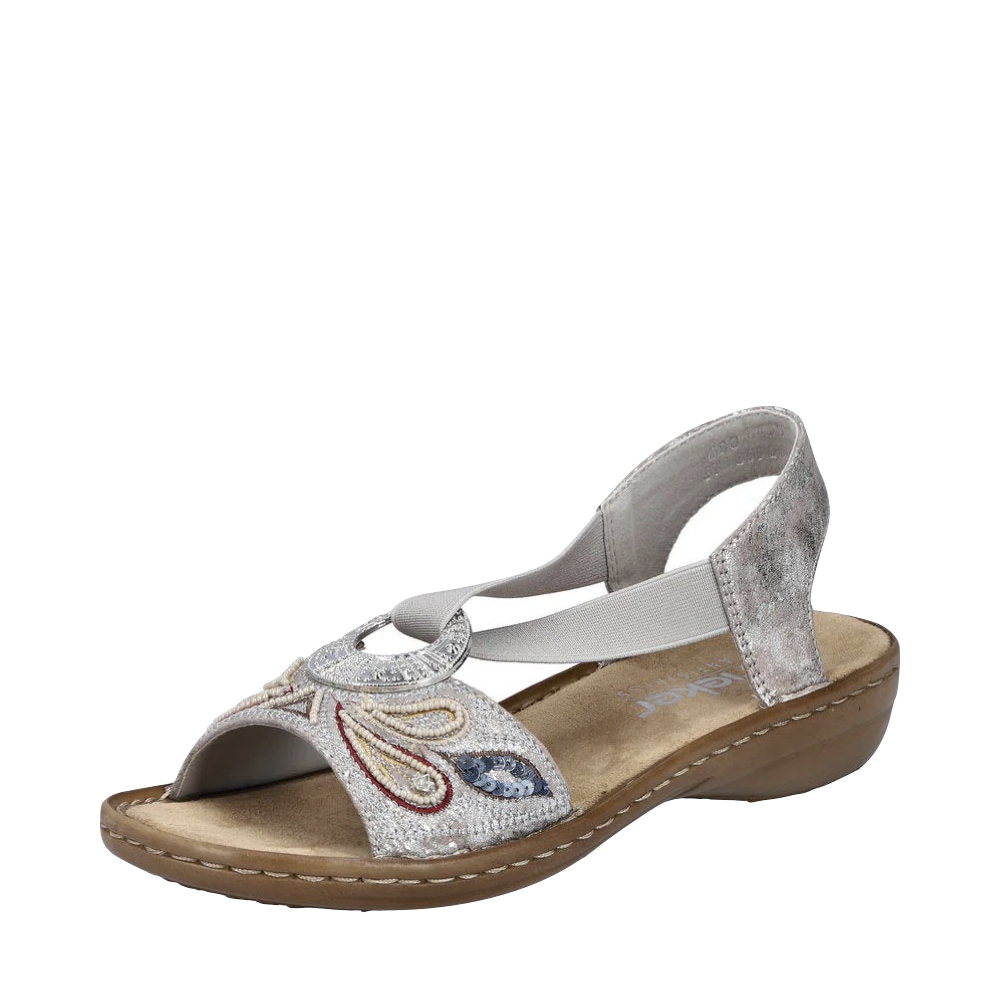 Toe view of Rieker Regina B4 Sandal for women.