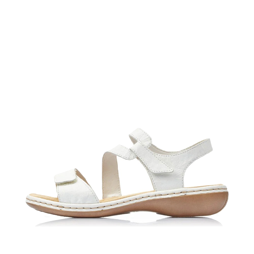 Side (left) view of Rieker Regina C7 Sandal for women.