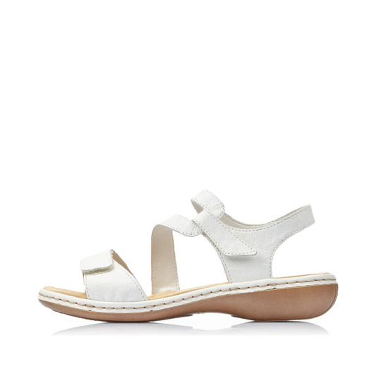 Side (left) view of Rieker Regina C7 Sandal for women.
