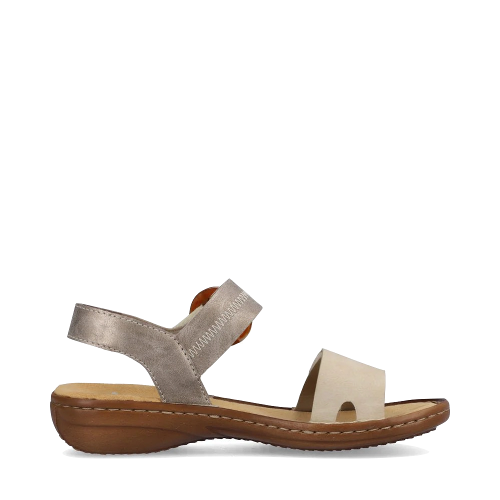 Side (right) view of Rieker Regina Z3 Sandal for women.