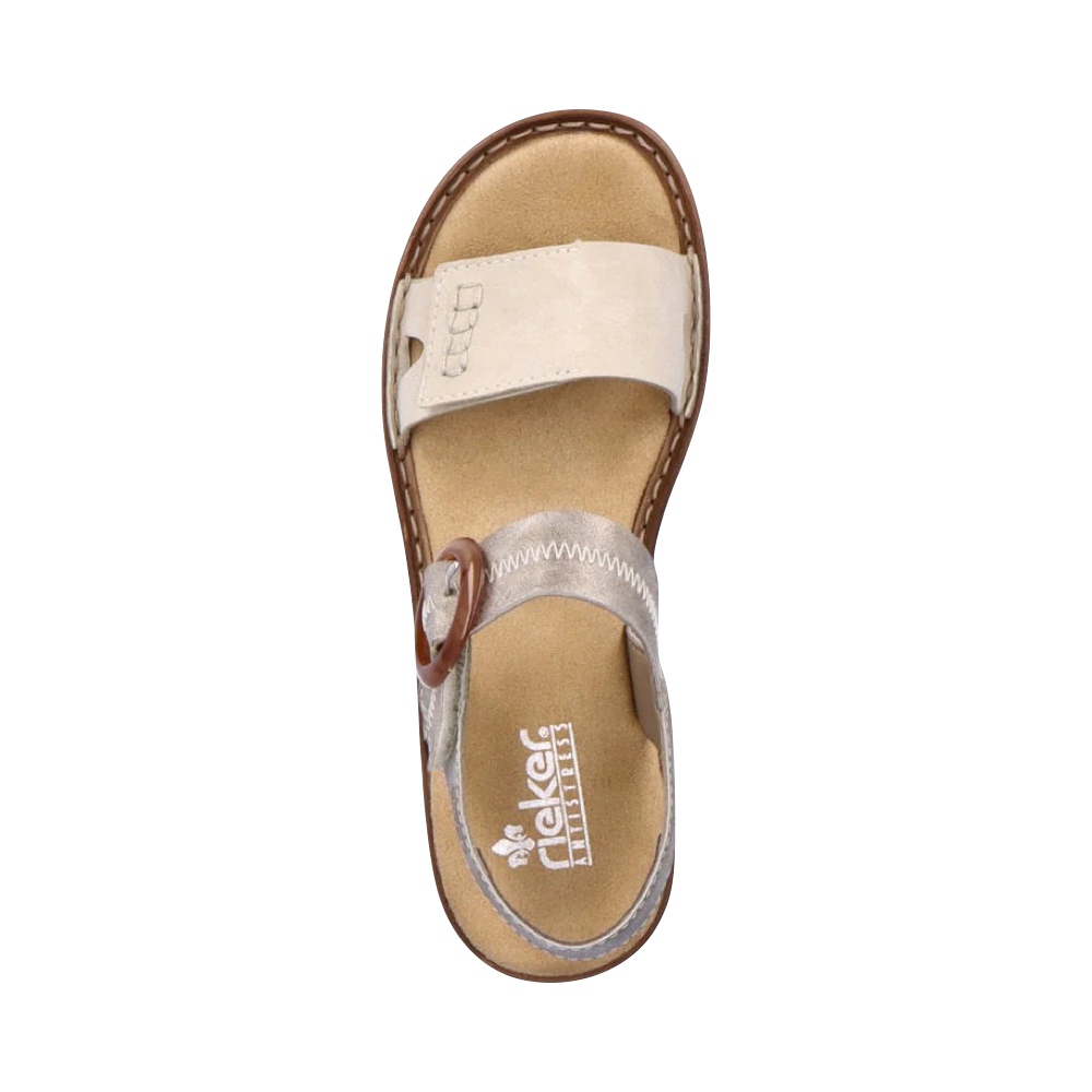 Top-down view of Rieker Regina Z3 Sandal for women.
