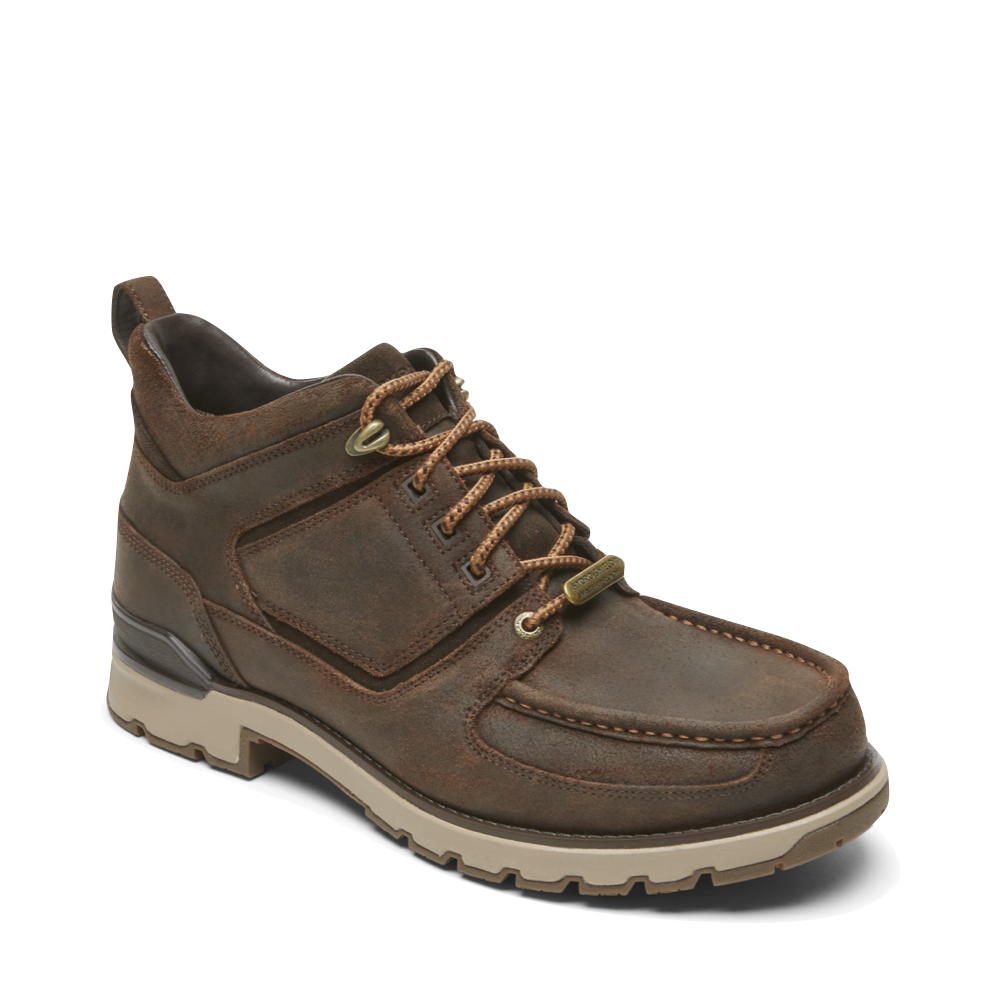 Rockport Men's Total Motion Trek Umbwe Waterproof Boot (Snuff Brown)