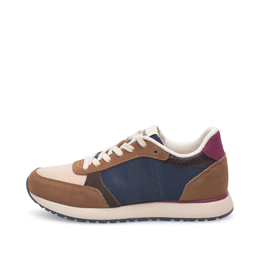 Woden Women's Ronja Sneaker in Caramel Multi