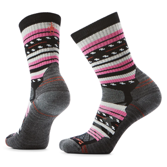 Smartwool Women's Hike Margarita Crew Socks in Black