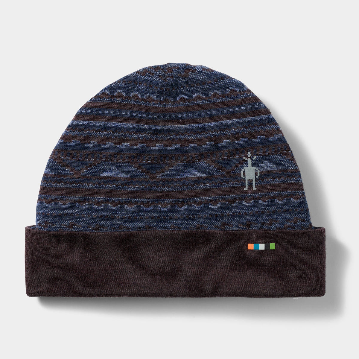 Smartwool Thermal Merino Reversible Cuffed Beanie in Nightfall Summit Soul