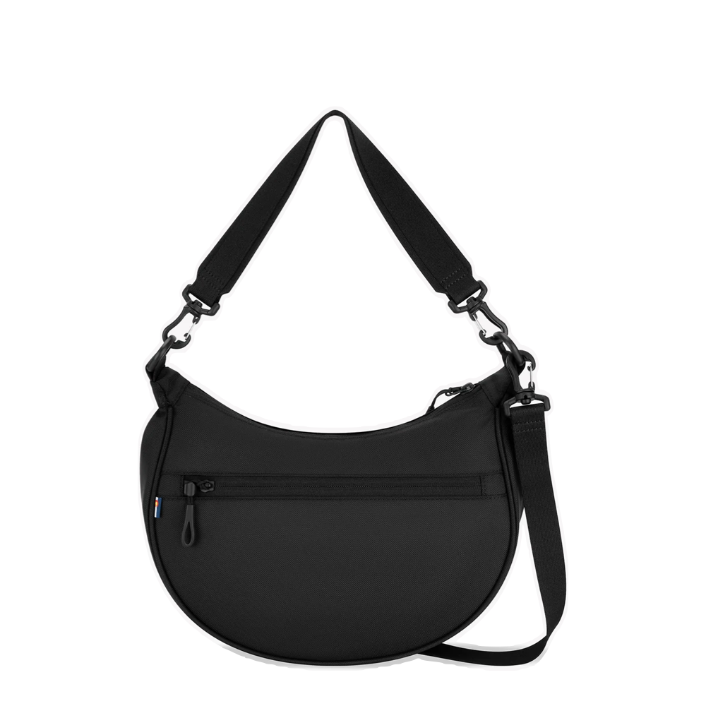 Back view of Sherpani Mina Crescent Crossbody Bag.