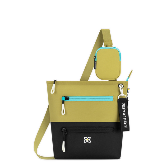 Front view of Sherpani Sadie Crossbody Bag.