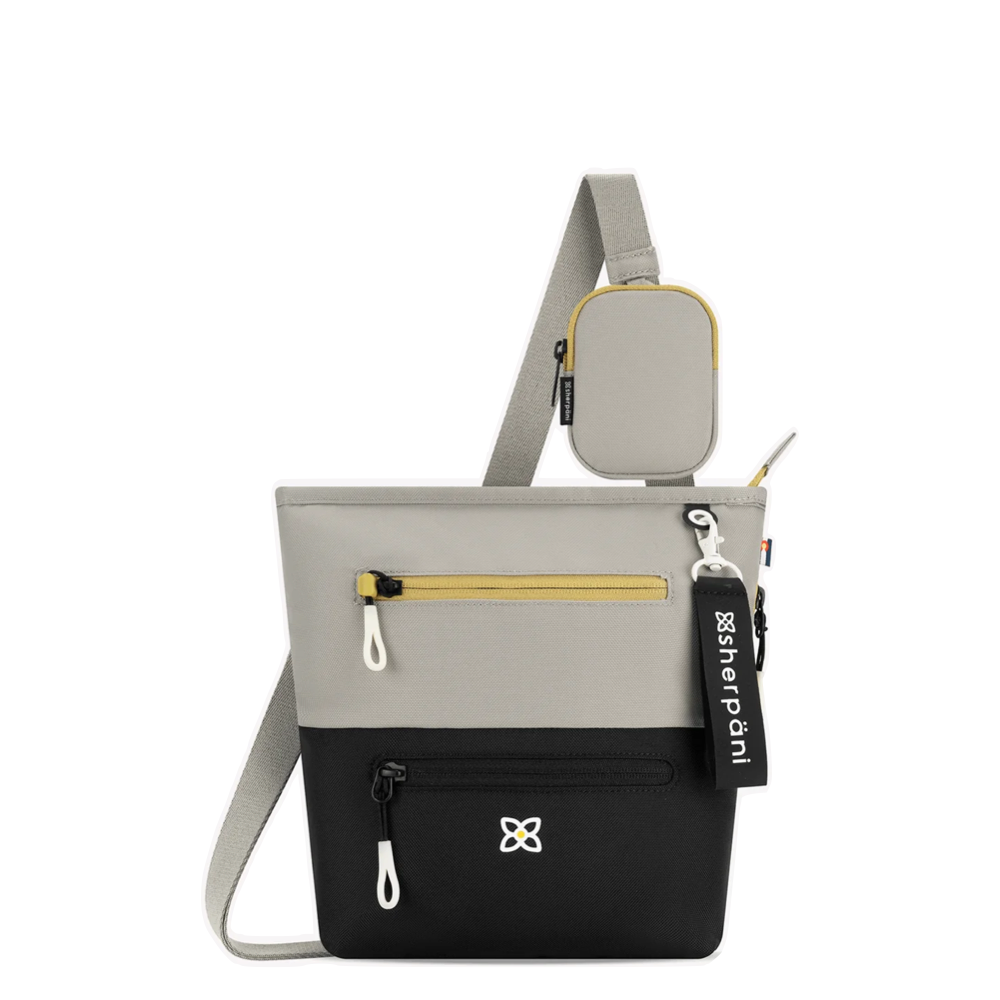 Front view of Sherpani Sadie Crossbody Bag.