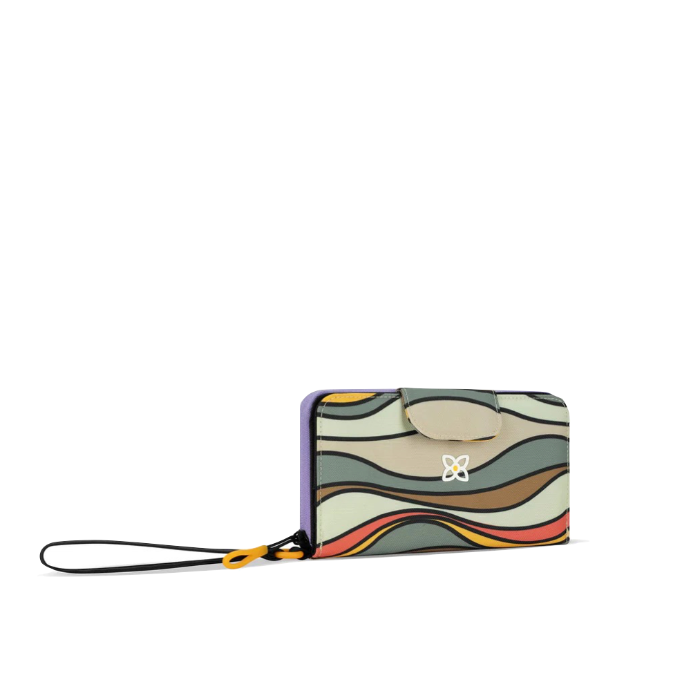 Front view of Sherpani Tulum Zip Wristlet Wallet.