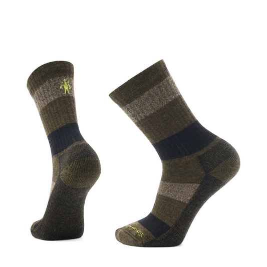 Side (left) view of Smartwool Everyday Barnsley Sweater Light Cushion Crew Socks.