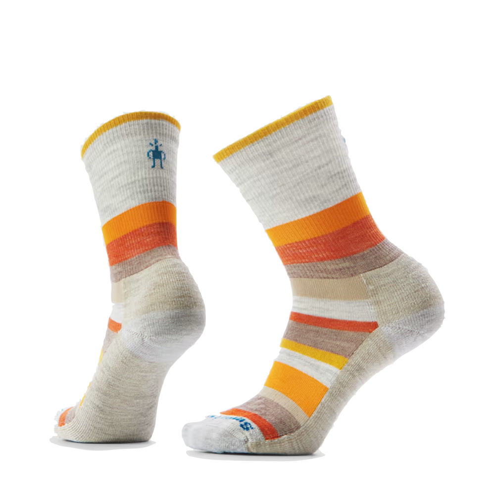 Side (left) view of Smartwool Everyday Multi Stripe Light Cushion Crew Socks.