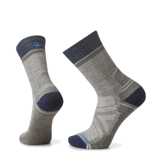 Side (left) view of Smartwool Hike Winding Trail Light Cushion Crew Socks.