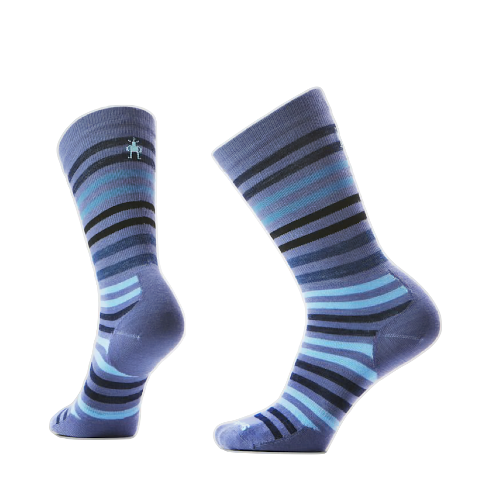 Side (left) and bottom view of Smartwool Everyday Spruce Creek Socks for men.