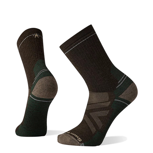 Side (left) view of Smartwool Hike Full Cushion Crew socks for men.