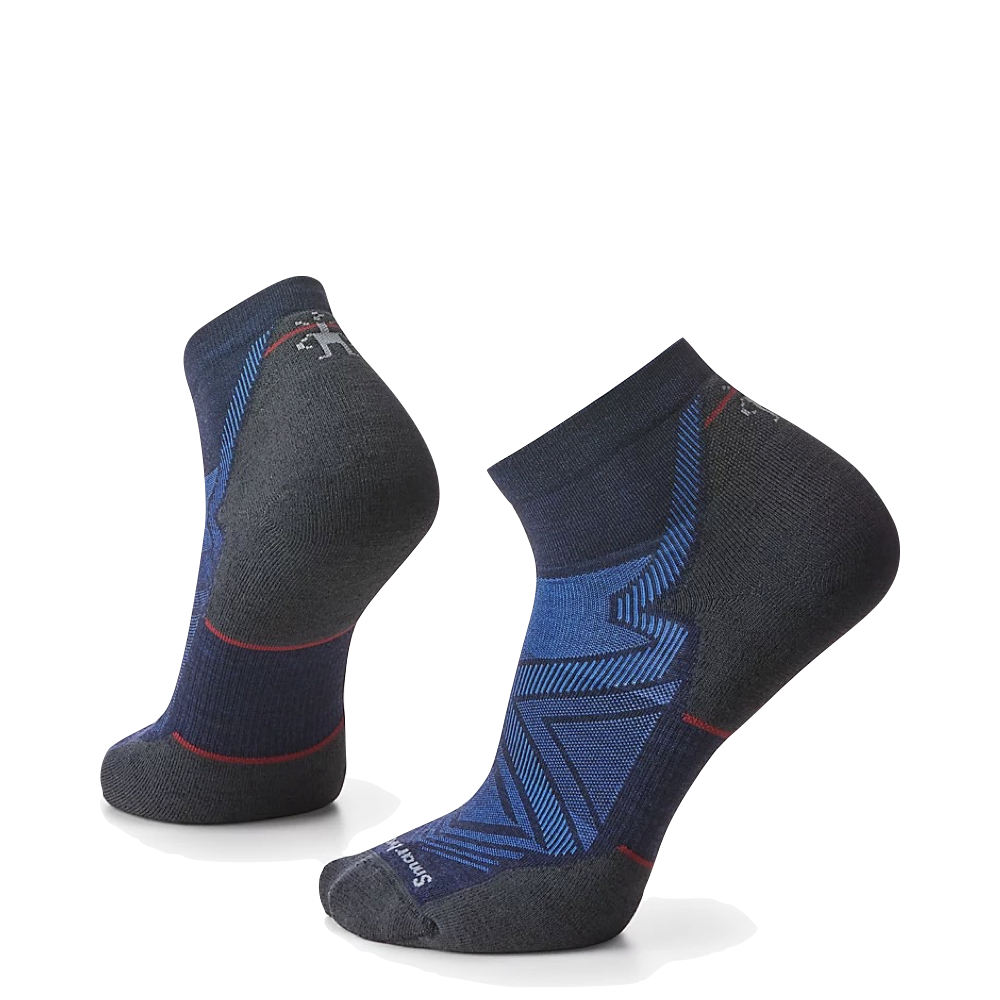 Smartwool Men's Run Targeted Cushion Ankle Socks in Deep Blue