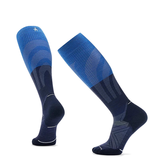 Smartwool Run Targeted Cushion Compression Over the Calf Socks for men.