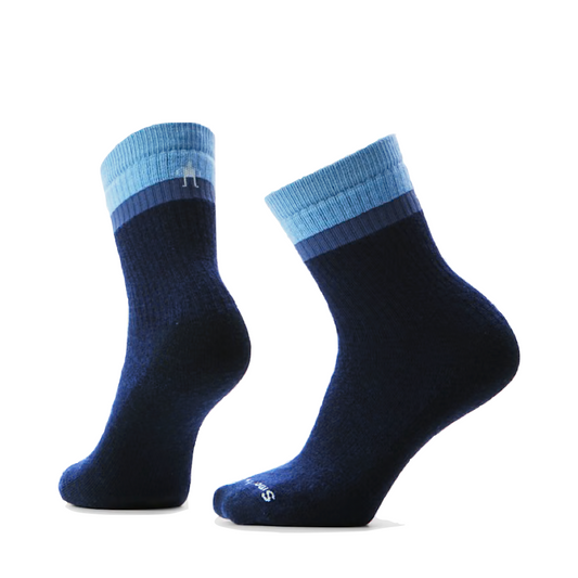 Side (left) view of Smartwool Everyday Cozy Best Friend Crew Socks for women.