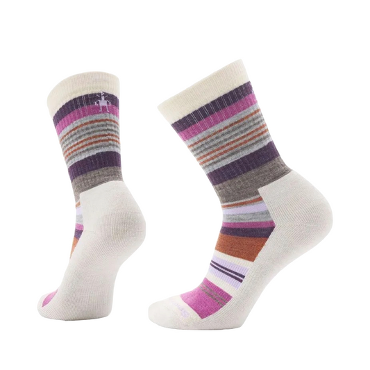 Side (left) and bottom view of Smartwool Everyday Joviansphere Crew Socks for women.