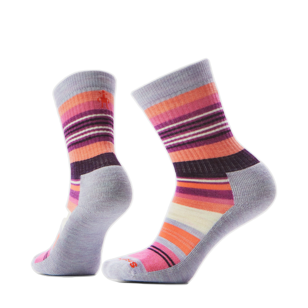 Side (left) and bottom view of Smartwool Everyday Joviansphere Crew Socks for women.