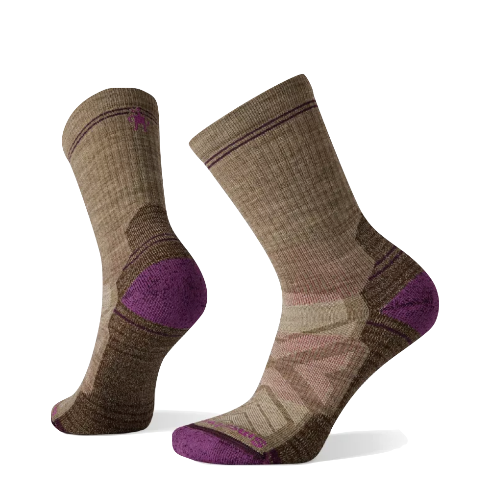 Side (left) view of Smartwool Hike Light Cushion Crew socks for women.