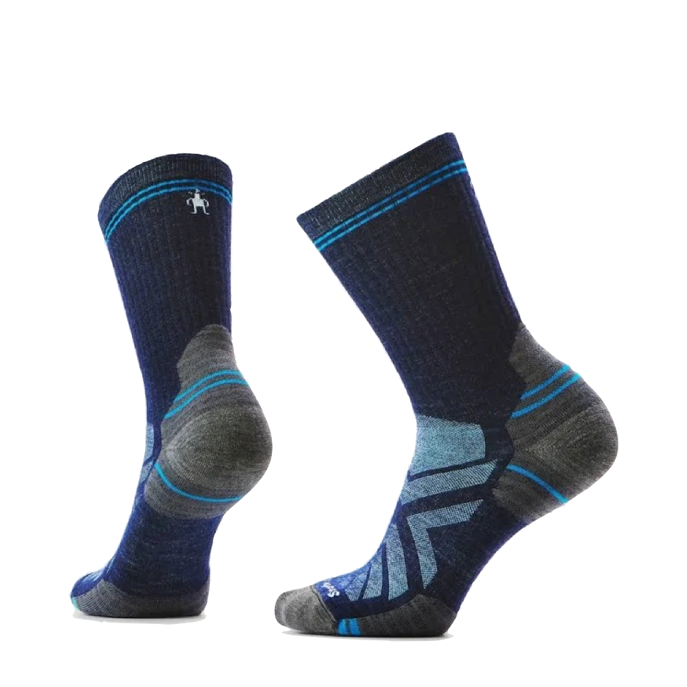 Side (left) view of Smartwool Hike Targeted Cushion Crew Socks for women.