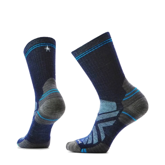 Side (left) view of Smartwool Hike Targeted Cushion Crew Socks for women.