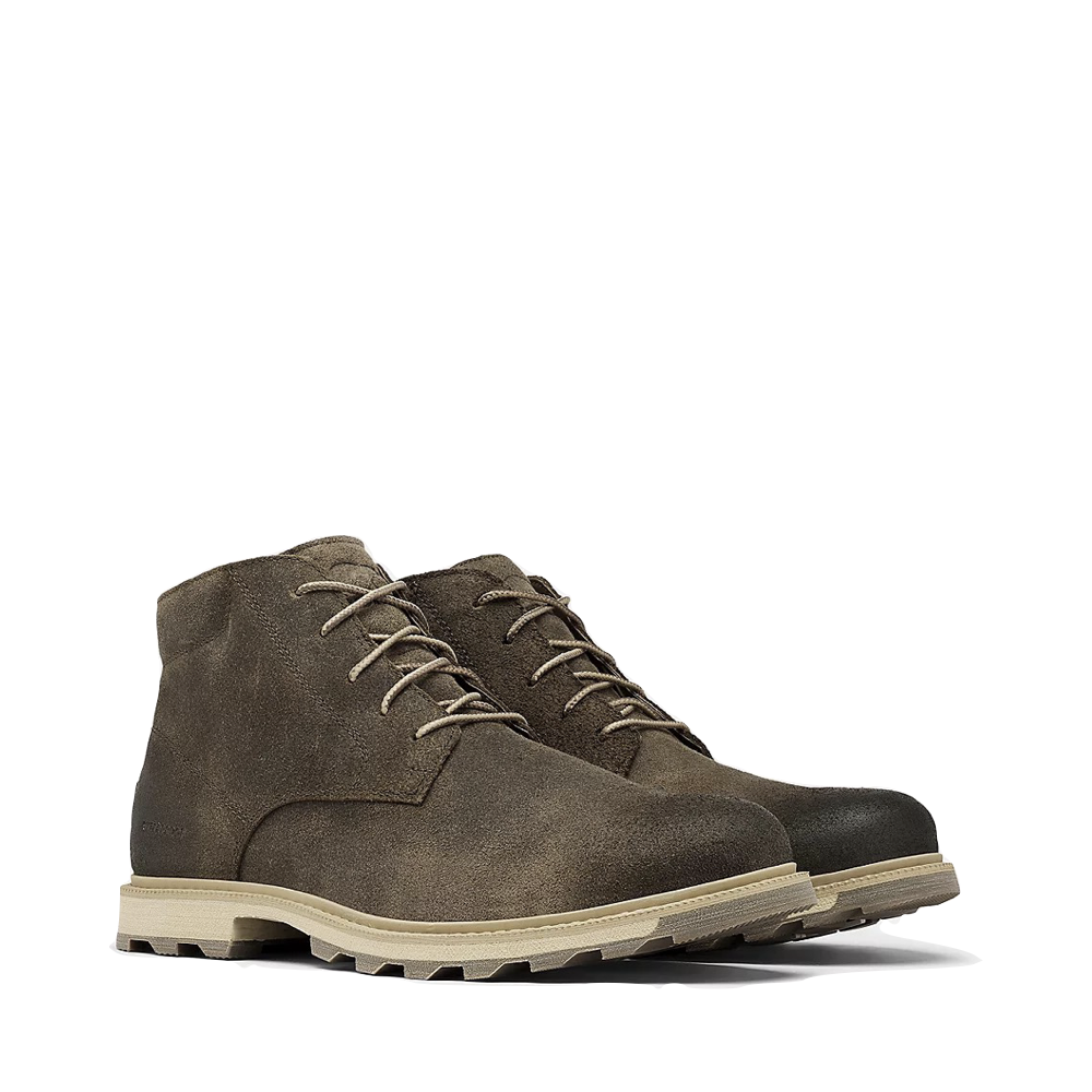 Mudguard and Toe view of Sorel Madson II Chukka Waterproof Boot for men.