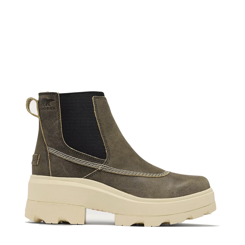 Side (right) view of Sorel Joan FRWD Chelsea Boot for women.