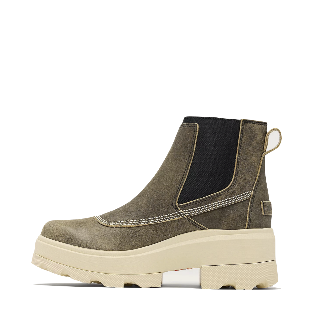 Side (left) view of Sorel Joan FRWD Chelsea Boot for women.