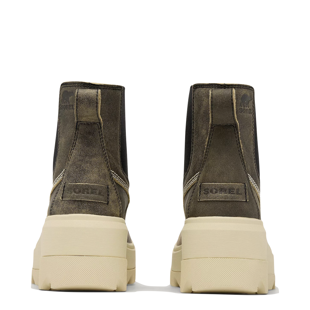 Back view of Sorel Joan FRWD Chelsea Boot for women.