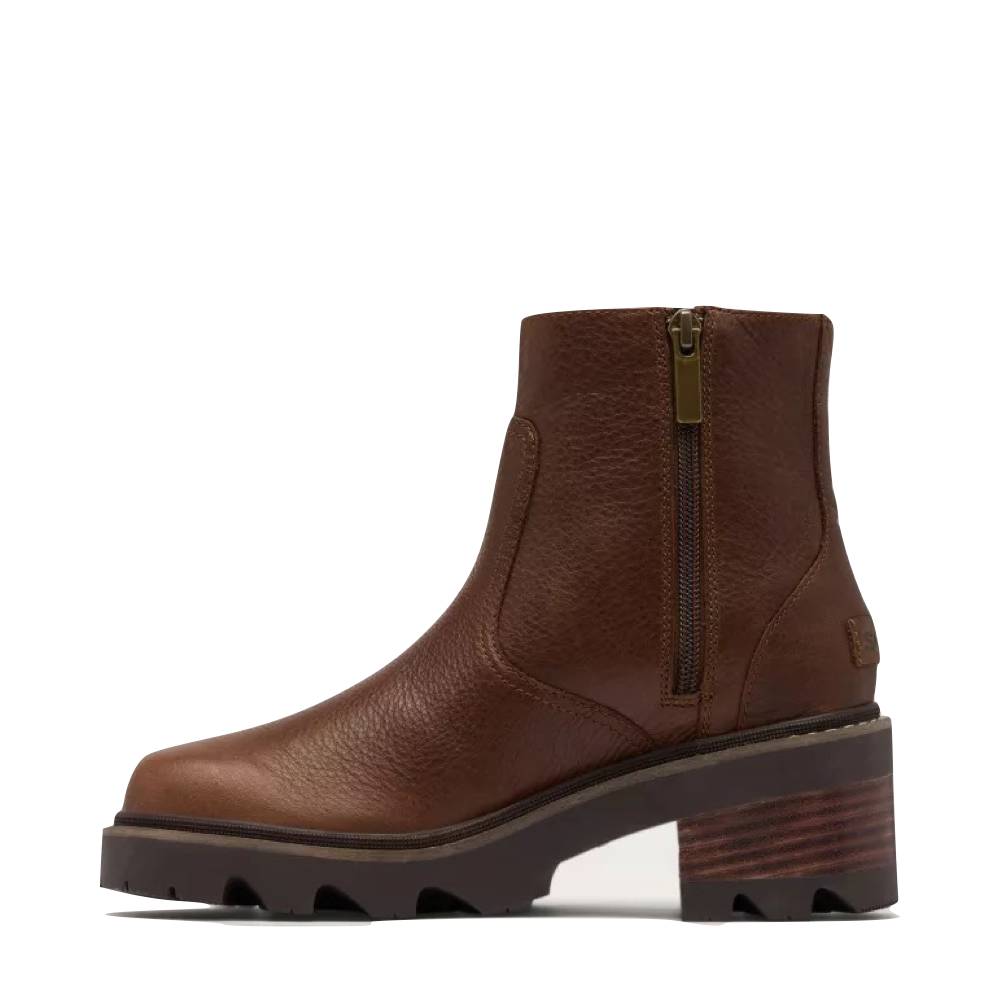 Side (left) view of Sorel Joan Now Zip Bootie for women.