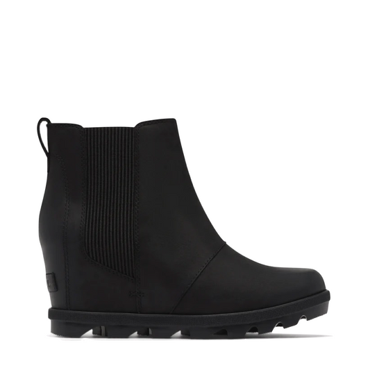 Side (right) view of Sorel Joan Rhapsody Chelsea Wedge Bootie for women.