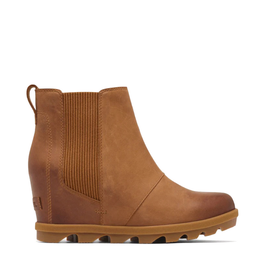 Side (right) view of Sorel Joan Rhapsody Chelsea Wedge Bootie for women.