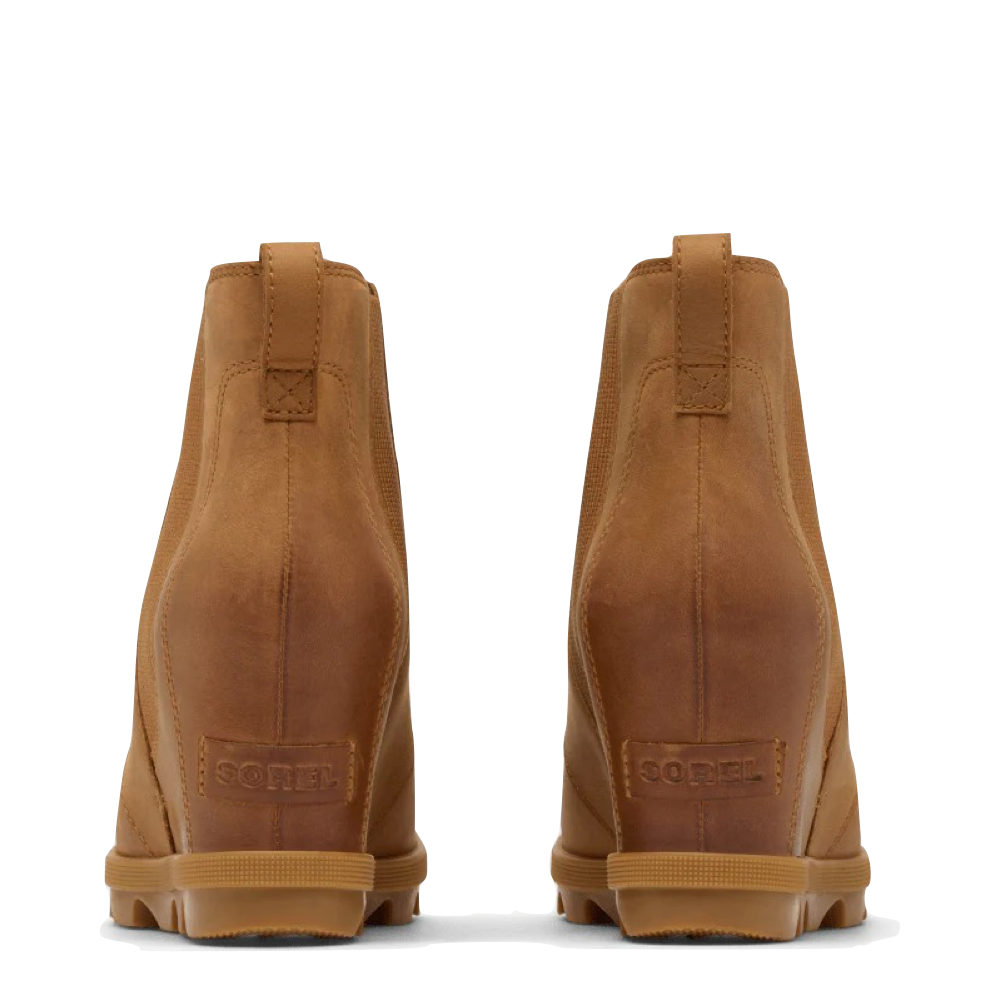 Back view of Sorel Joan Rhapsody Chelsea Wedge Bootie for women.