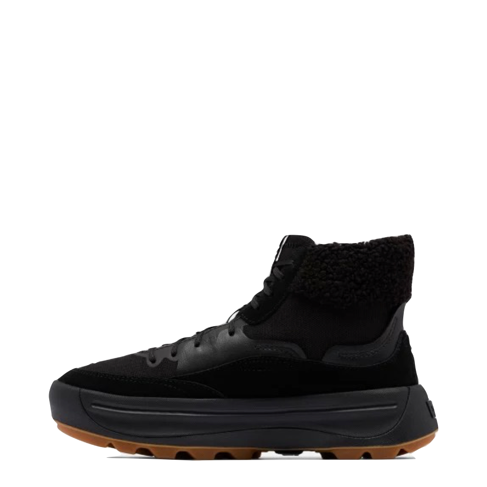 Side (left) view of Sorel ONA 503 Mid Cozy Waterproof Sneaker Boot for women.