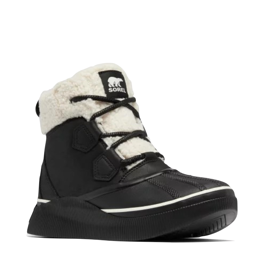 Mudguard and Toe view of Sorel Out n About IV Chillz Waterproof Boot for women.