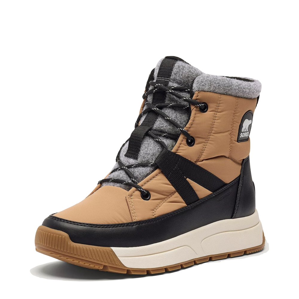 Mudguard and Toe view of Sorel Whitney III Mid Waterproof Boot for women.