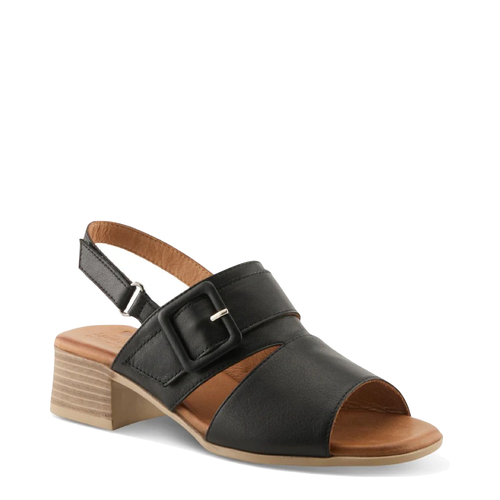 Toe view of Spring Step Acoliana Heeled Sandal for women.